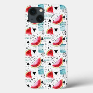 iPhone 13 Coque Motif Abstrait de pastèque