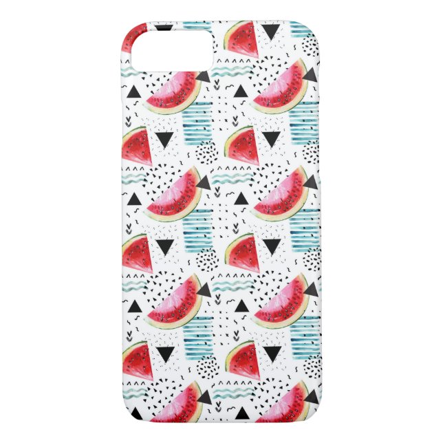 Coques Case-Mate iPhone Motif abstrait de pastèque (Dos)
