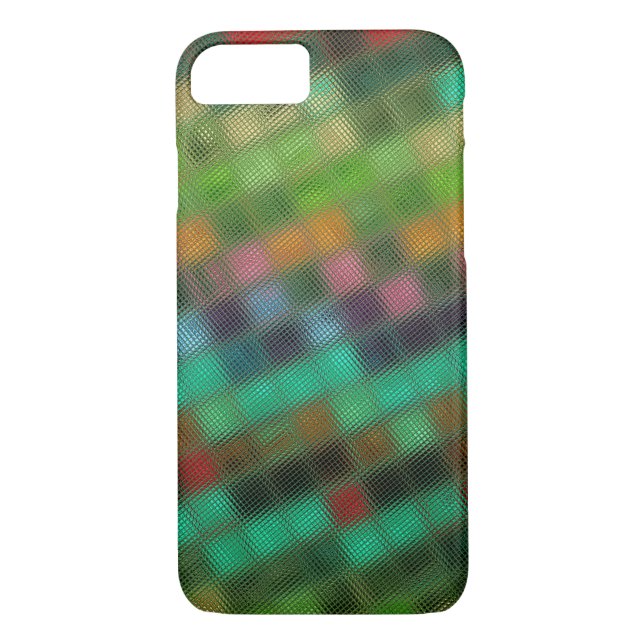 Coques Case-Mate iPhone Motif Abstrait en verre de mosaïque #10 (Dos)
