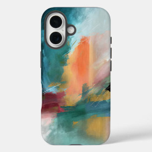 Coque Pour iPhone 16 Motif Abstrait Moderne Élégant