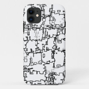 Case-Mate iPhone Case Motif Abstrait noir et blanc