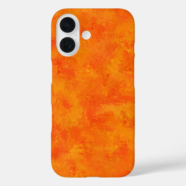 Coques Case-Mate iPhone Motif Abstrait orange (Verso)