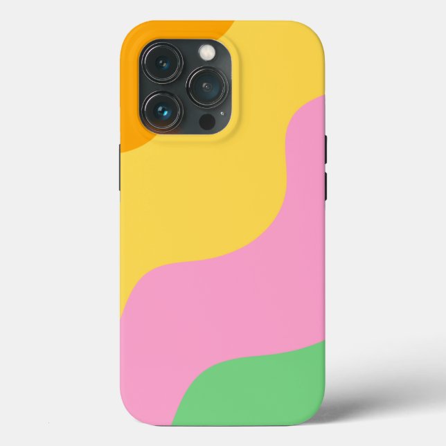 Coques Case-Mate iPhone Motif Abstrait Pastel (Verso)