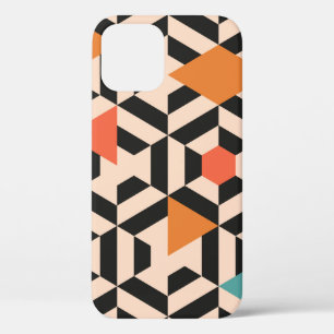 Case-Mate iPhone Case Motif abstrait sans couture de formes géométriques