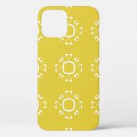 motif Abstrait transparent de couleur jaune