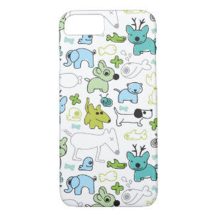 Coques Pour iPhone motif animal d'arrière - plan d'enfants