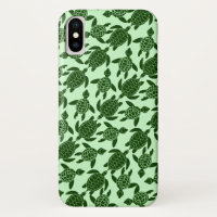 Motif animal de tortue de mer verte joli