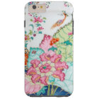 Motif antique d'oiseau de porcelaine de porcelaine