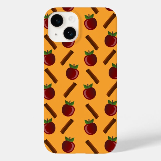 Coques Case-Mate iPhone Motif Apple Cinnamon (Verso)