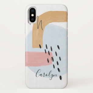 Case-Mate iPhone Case Motif aquarelle abstrait bleu rose