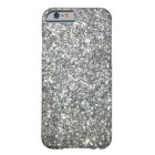 Motif "argenté" noir et blanc de granit