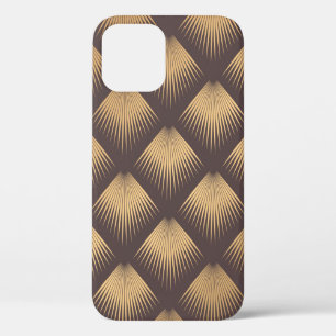 Case-Mate iPhone Case Motif Art déco. Arrière - plan doré sans couture. 