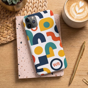 Case-Mate iPhone Case Motif artistique de formes rétro colorées personna