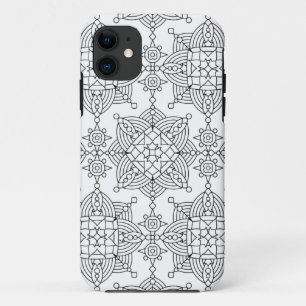Coque iPhone 11 Motif Artsy tribal inspiré