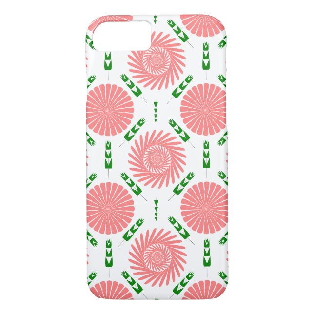 Coques Case-Mate iPhone motif aux fleurs roses (Dos)
