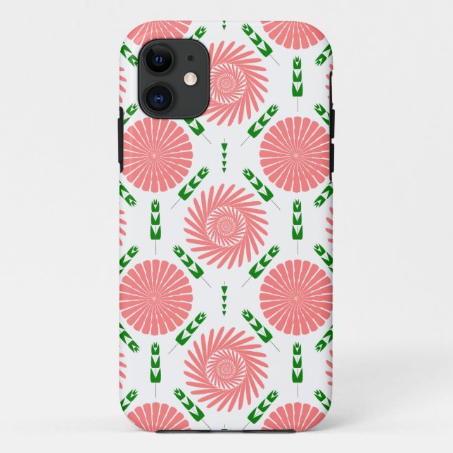 Coques Case-Mate iPhone motif aux fleurs roses (Dos)