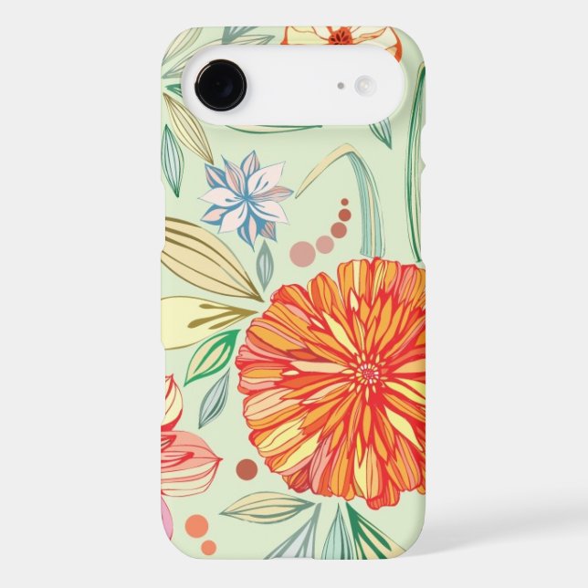 Coques Case-Mate iPhone Motif avec des asters (Verso)