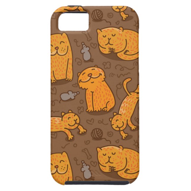 Coques Case-Mate iPhone Motif avec des chats (Dos)