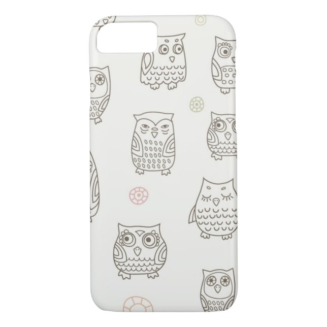 Coques Case-Mate iPhone Motif avec des hiboux (Dos)