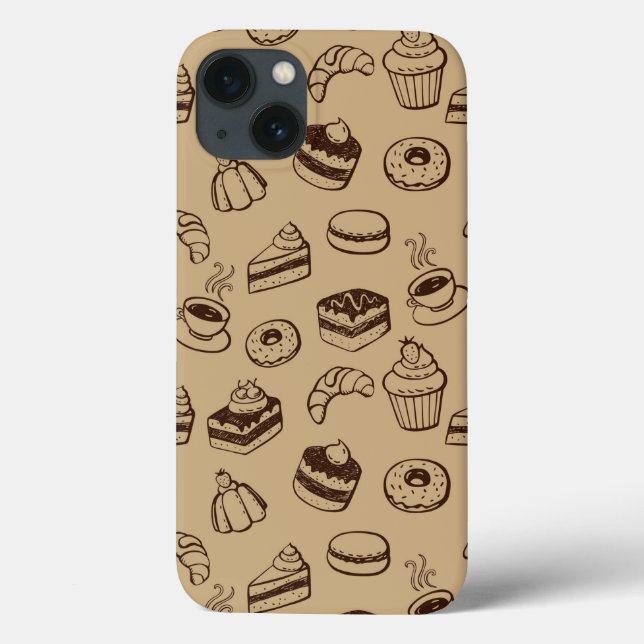 Coques Case-Mate iPhone Motif Avec Gâteaux, Desserts Et Boulangerie (Verso)