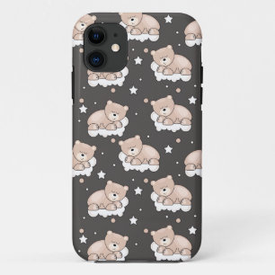 Coque Case-Mate Pour iPhone motif avec le petit sommeil d'ours
