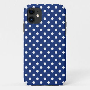 Coque Case-Mate Pour iPhone Motif avec le pois blanc