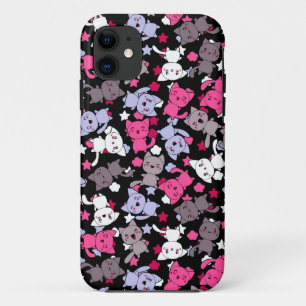 Case-Mate iPhone Case motif avec les chats mignons 3 de griffonnage de