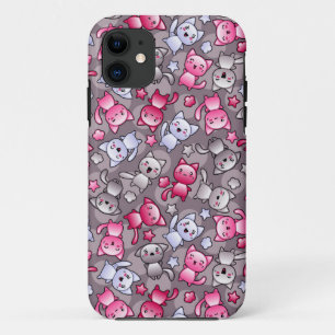 Case-Mate iPhone Case motif avec les chats mignons de griffonnage de