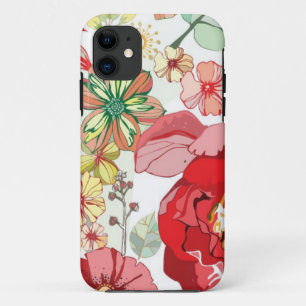 Etui iPhone Case-Mate Motif avec les fleurs rouges
