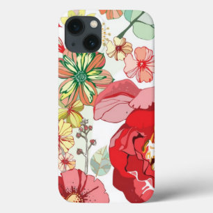 Case-Mate iPhone Case Motif avec les fleurs rouges