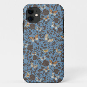 Coques Pour iPhone motif avec les roses et le papillon