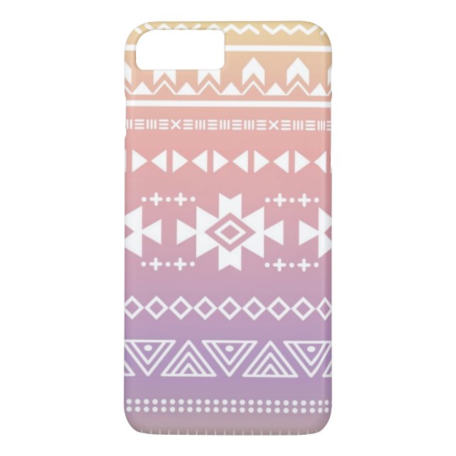 Coques Case-Mate iPhone Motif aztèque tribal d'ombre (Dos)
