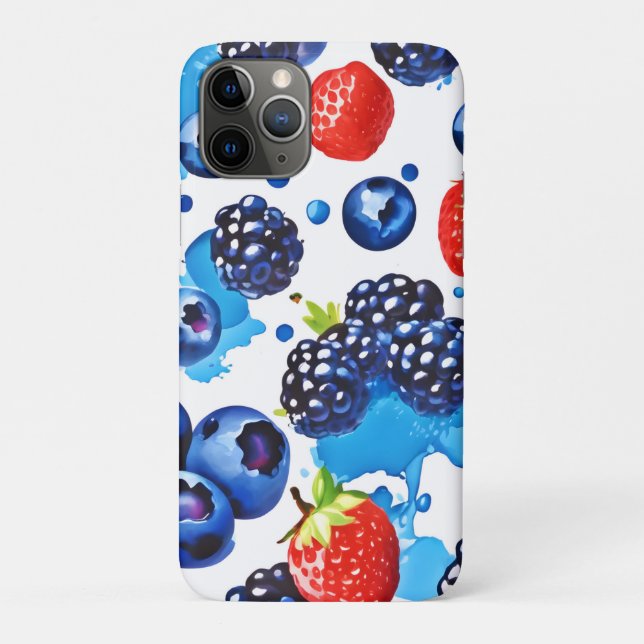 Coques Case-Mate iPhone Motif Berry dynamique (Dos)