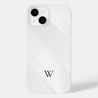 Coque Pour iPhone 14 Motif Blanc Moderne