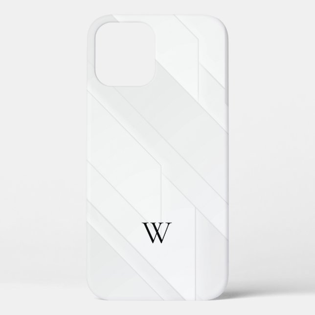 Coques Case-Mate iPhone Motif Blanc Moderne (Verso)