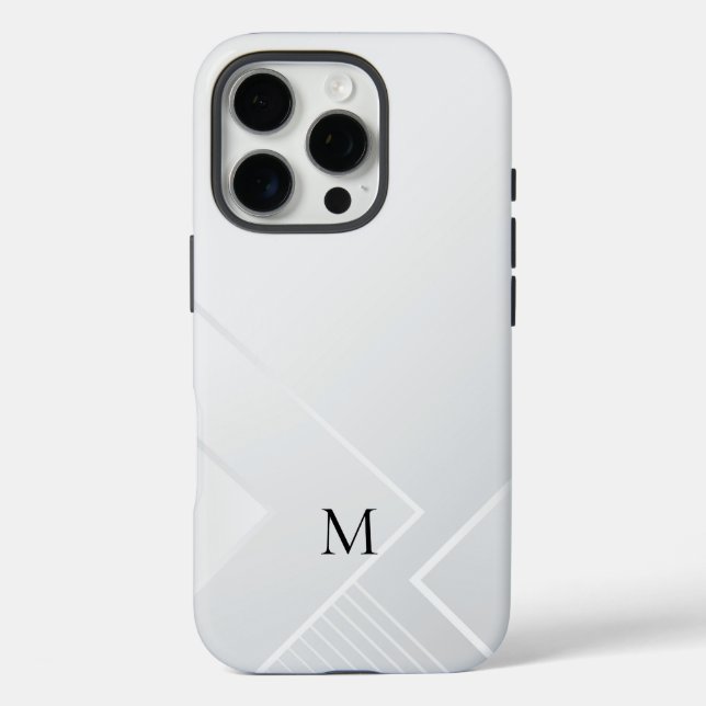 Coques Case-Mate iPhone Motif Blanc Moderne (Verso)