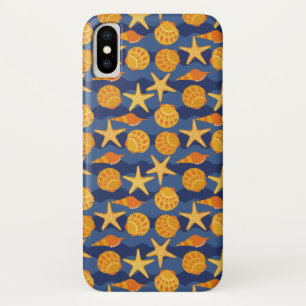 Etui iPhone Case-Mate Motif bleu et orange de coquillage
