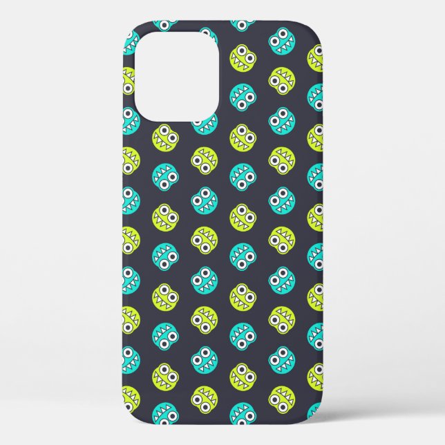 Coques Case-Mate iPhone Motif bleu et vert d'insectes (Verso)