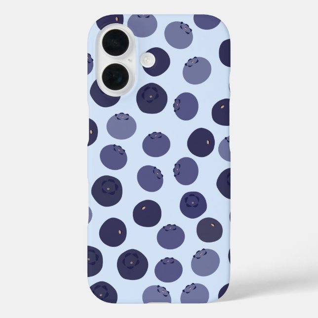 Coques Case-Mate iPhone Motif Blueberry (Verso)