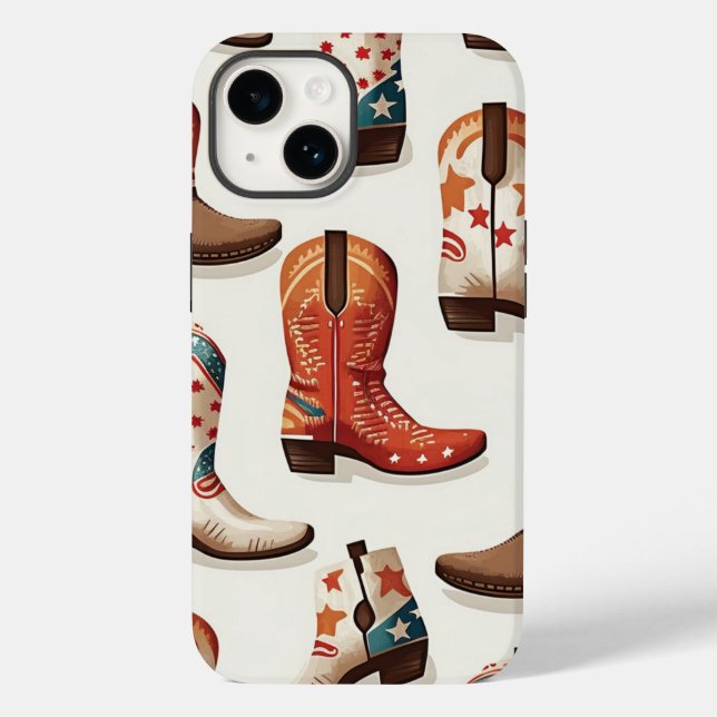 Coques Case-Mate iPhone Motif bottes Cowboy (Verso)