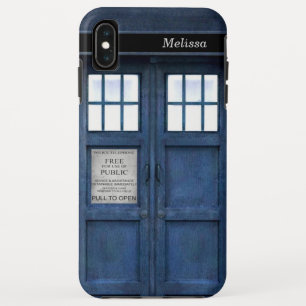 Coque Pour iPhone XS Max Motif britannique des années 1960 de cabine