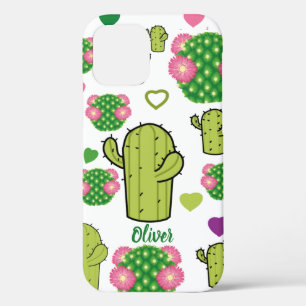 Case-Mate iPhone Case Motif Cactus & Herts   Nom personnalisé ou monogra
