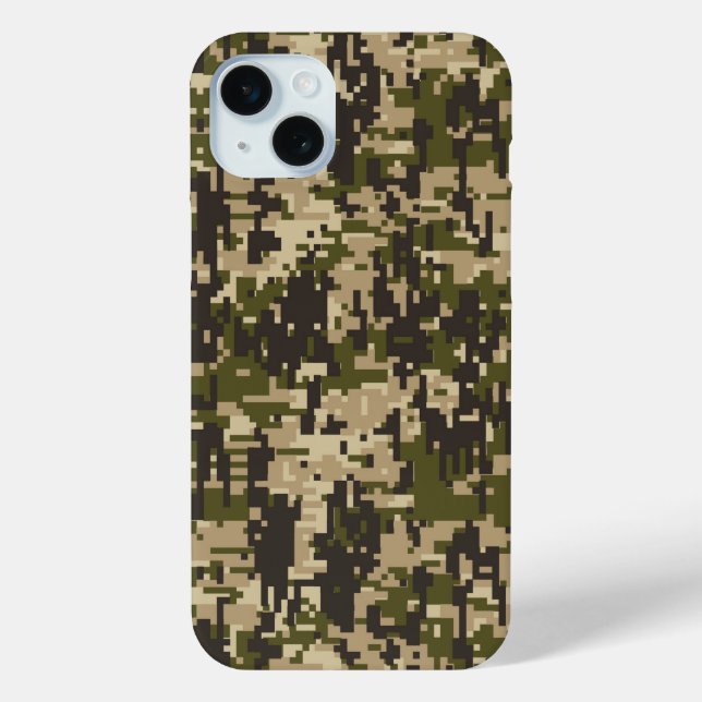 Coques Case-Mate iPhone Motif Camo numérique militaire classique (Verso)