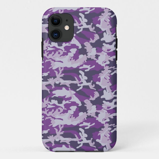 Coques Case-Mate iPhone Motif Camo PurpleBerry (Dos)
