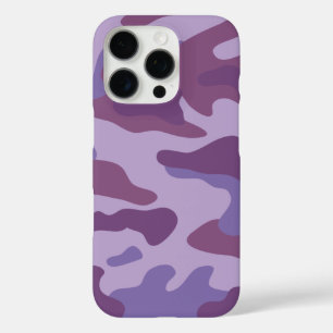 iPhone 16 Pro Case Motif Camo violet