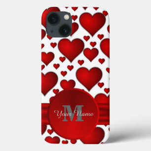Etui iPhone Case-Mate Motif cardiaque romantique monogrammé