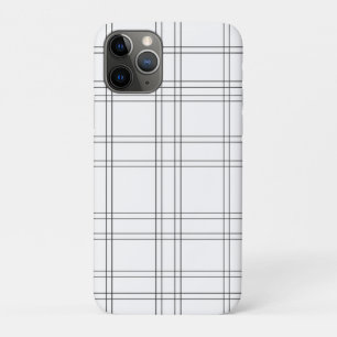 Case-Mate iPhone Case Motif carreaux minimal moderne noir et blanc propr
