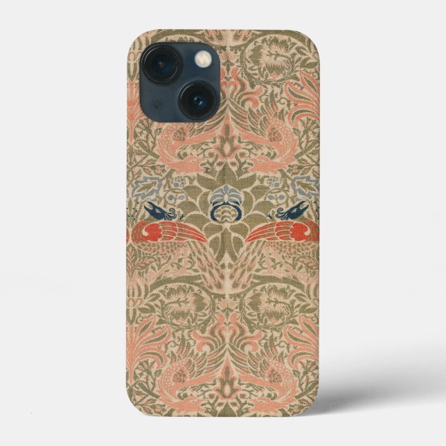Coques Case-Mate iPhone Motif célèbre des oiseaux de William morris (Verso)