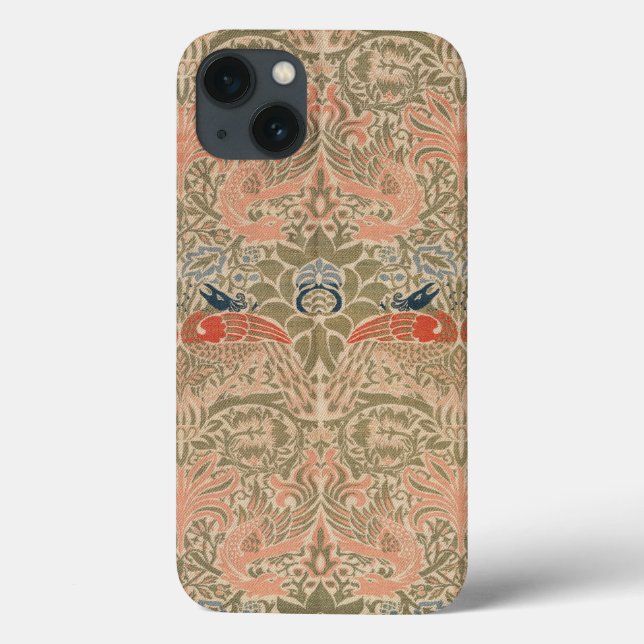 Coques Case-Mate iPhone Motif célèbre des oiseaux de William morris (Verso)