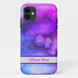 Case-Mate iPhone Case Motif Cercles Abstraits rose et violet